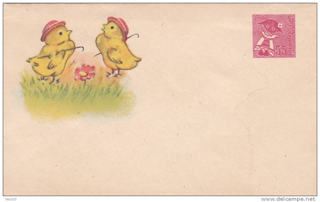 CHICKEN, HUMOUR, LILIPUT COVER, ROMANIA - Gallinacées & Faisans