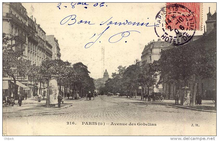 PARIS Avenue Des Gobelins - Arrondissement: 13