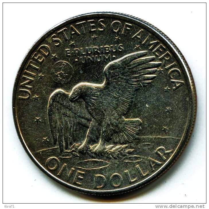 1  Dollar    "EISENHOWER"   1972 Lettre D  Aigle  SUP - 1971-1978: Eisenhower