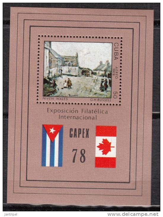 CUBA  MNH  SHEET 1978  CAPEX - Hojas Y Bloques