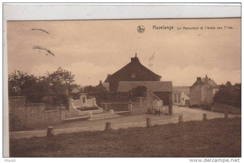 Havelange Monument Et Ecole Des Filles - Havelange