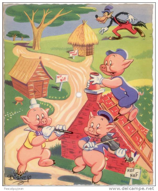 PHONOSCOPE WALT DISNEY - LES TROIS PETITS COCHONS - Formats Spéciaux