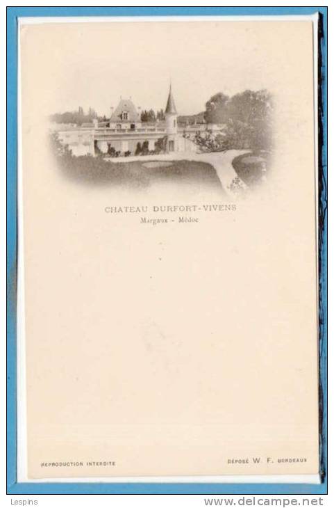 33 - MARGAUX --  Chateau Durfort - Vivens - Margaux