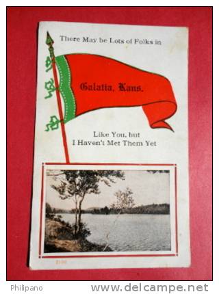 Galatia Kansas-- There May Be Lots Of Folks In Galatia Kansas  1915 Cancel----  --- Ref 486 - Andere & Zonder Classificatie