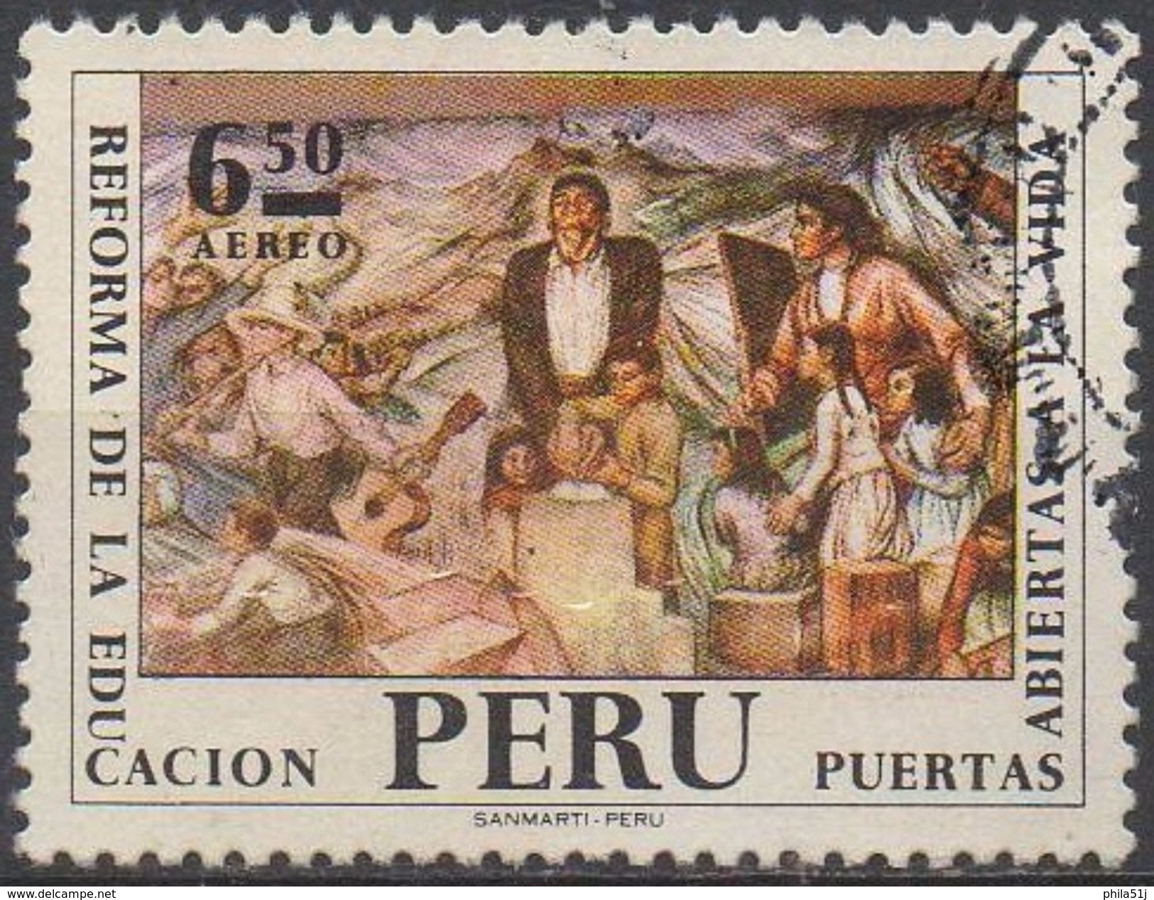 PEROU PA N°314 __OBL VOIR SCAN - Peru
