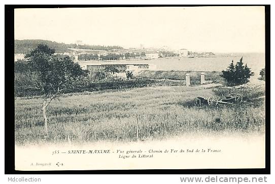 83 SAINTE MAXIME / Vue Générale, Chemin De Fer Du Sud De La France / - Sainte-Maxime