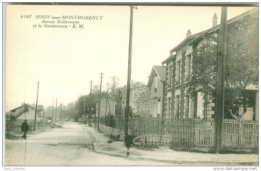 SOISY-sous-MONTMORENCY - Avenue Kellermann Et La Gendarmerie - Soisy-sous-Montmorency