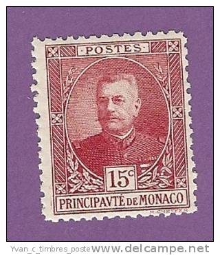 MONACO TIMBRE N° 66 NEUF SANS CHARNIERE LE PRINCE LOUIS II - Neufs