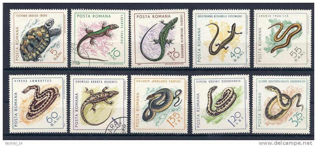 ROUMANIE   Y & T  N°  2100/2109**   (2101 10bani   2106 1leu Ob) - Unused Stamps