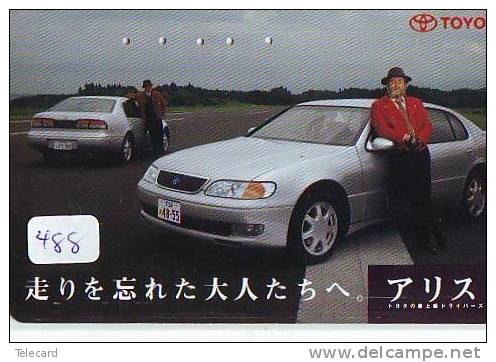 TOYOTA * Télécarte JAPON VOITURE (488) Phonecard JAPAN *  Telefonkarte * AUTO * CAR * - Auto's