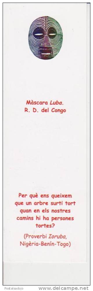 (170) MARQUE PAGES ++ BOOKMARK ++ MASQUE LUBA (R.D. DU CONGO) - Bookmarks