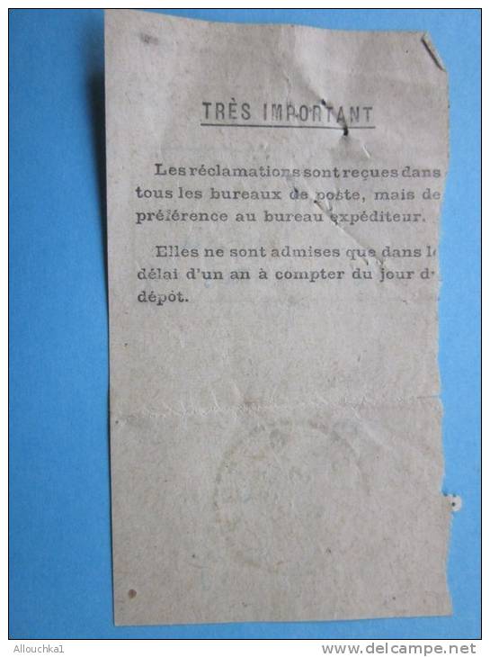 MILITARIA-CORSICA:ministÃ ¨re  anciens combattants et victimes guerre en Corse Ajaccio 1957(mise paiement)rÃ©cÃ©pissÃ© p