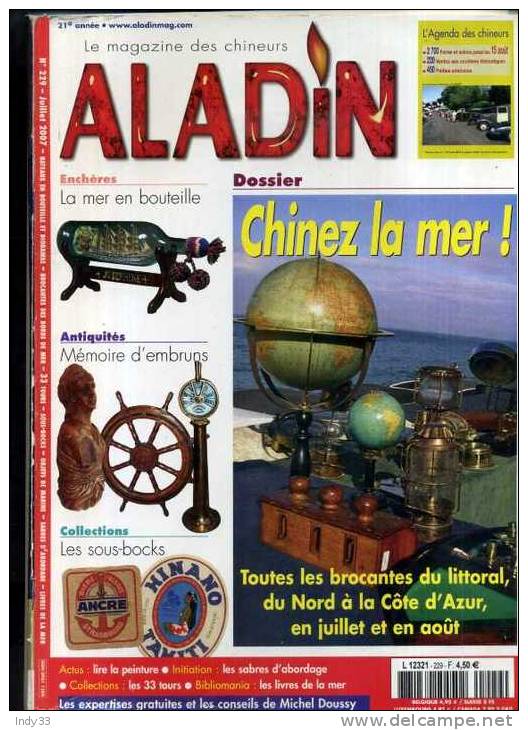 -  REVUE ALADIN N°229   2007 . - Brocantes & Collections