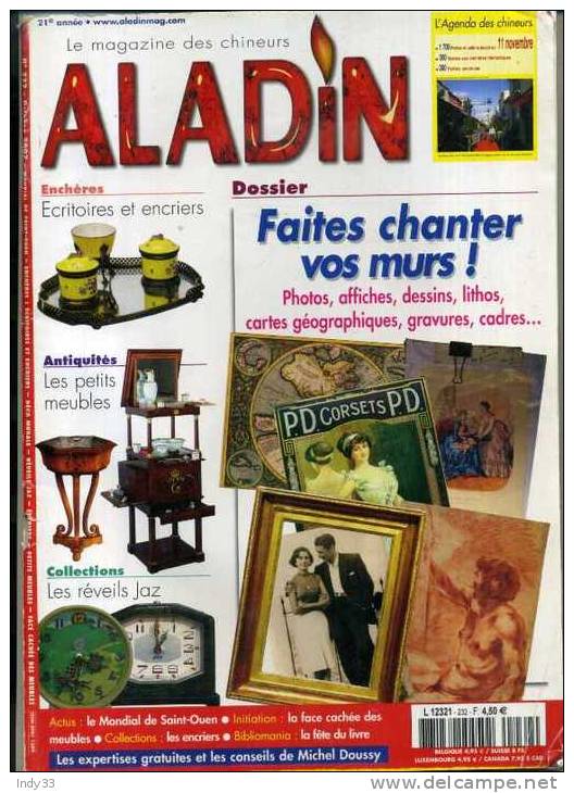 -  REVUE ALADIN N°232   2007 . - Brocantes & Collections