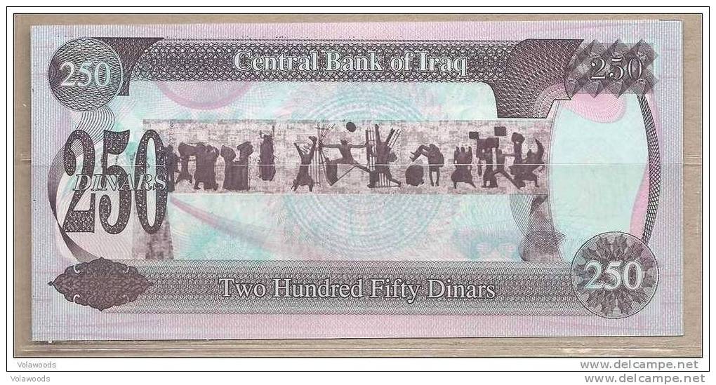 Iraq - Banconota Non Circolata Da 250 Dinari - Irak