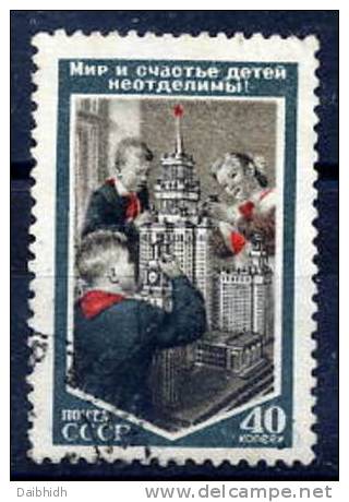 SOVIET UNION 1953 Peace Propaganda Used.  Michel 1691 - Used Stamps