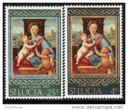 ST.LUCIA   Scott #  227-8**  VF MINT NH - St.Lucia (...-1978)