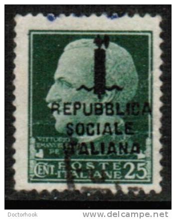 ITALY---Socialist Republic   Scott #  1  VF USED - Oblitérés