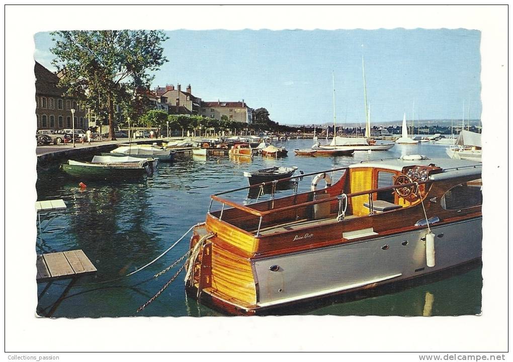 Cp, Suisse, Morges, Le Port, Voyagée 1965 - Morges