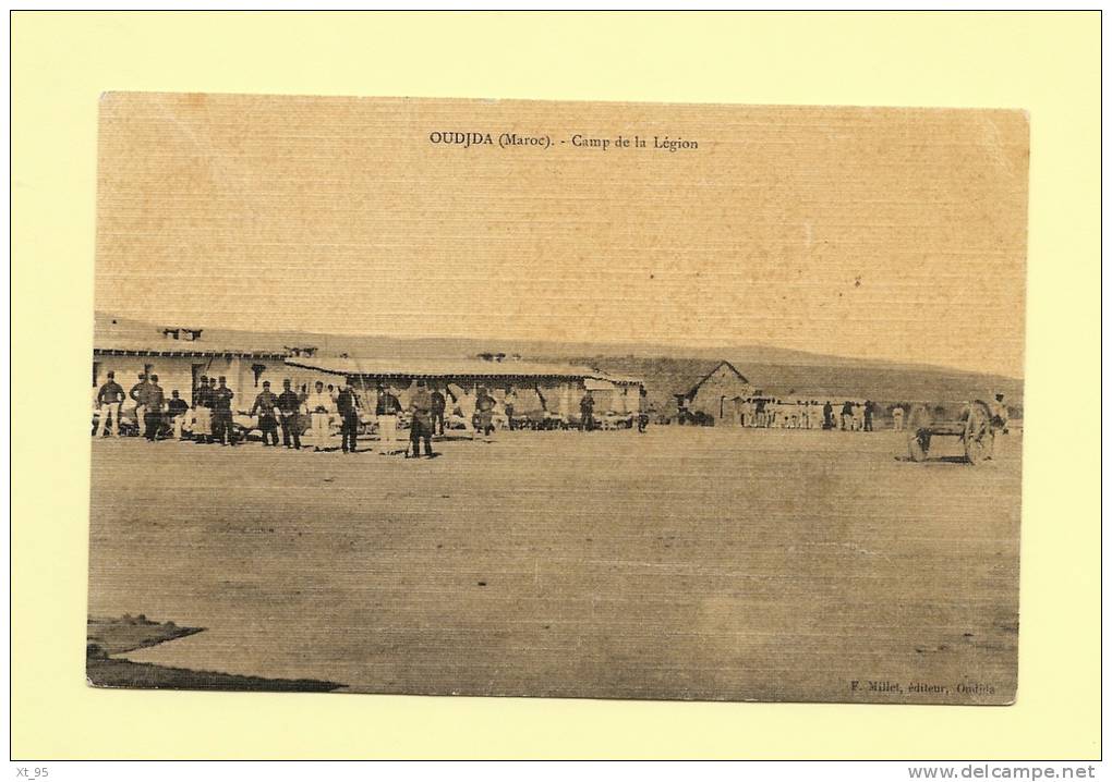 Convoyeur Tlemcen A Oran - 19 Juil 1909 - Sur Cpa Oudjda - Type Semeuse - Spoorwegpost