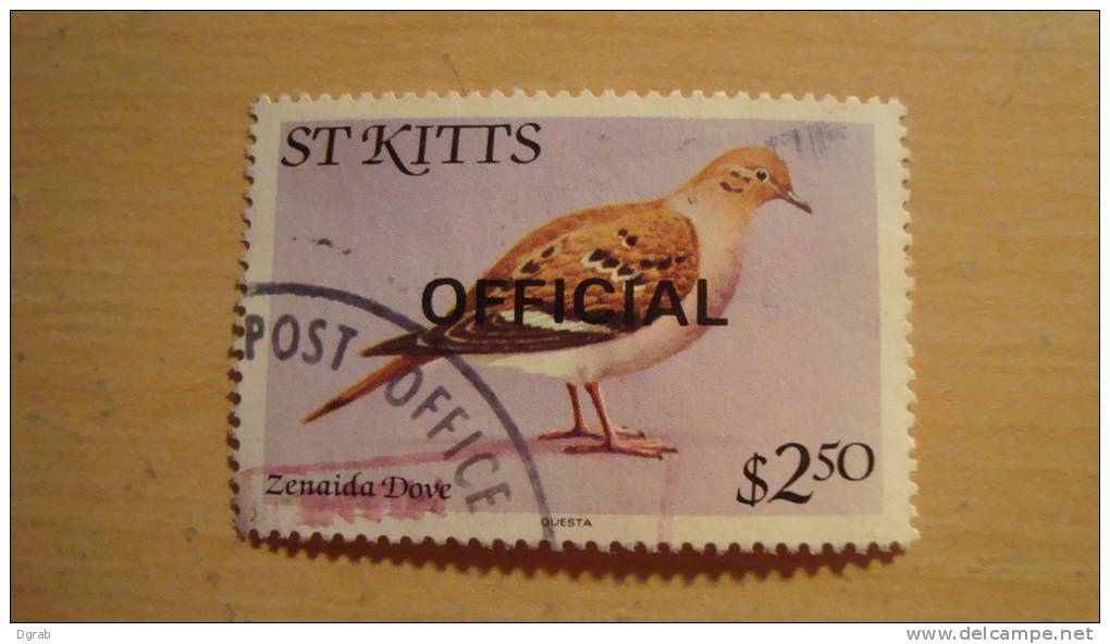 St. Kitts  1981  Scott #O20  Used  Official - St.Christopher-Nevis-Anguilla (...-1980)