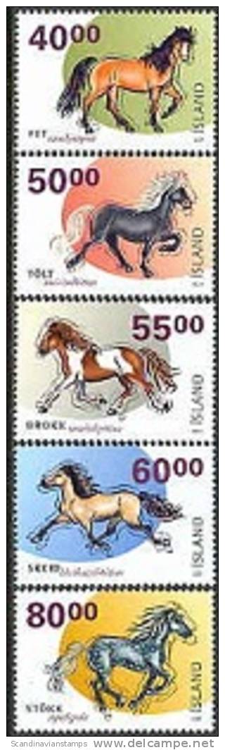 IJsland 2001 Paarden Serie PF-MNH - Ungebraucht