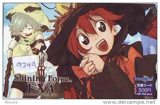 MANGA Télécarte Japon * SHINING FORCE *  ANIMATE * Animé (9249) PHONECARD JAPAN * KINO * MOVIE * CINEMA * FILM * - Cinema