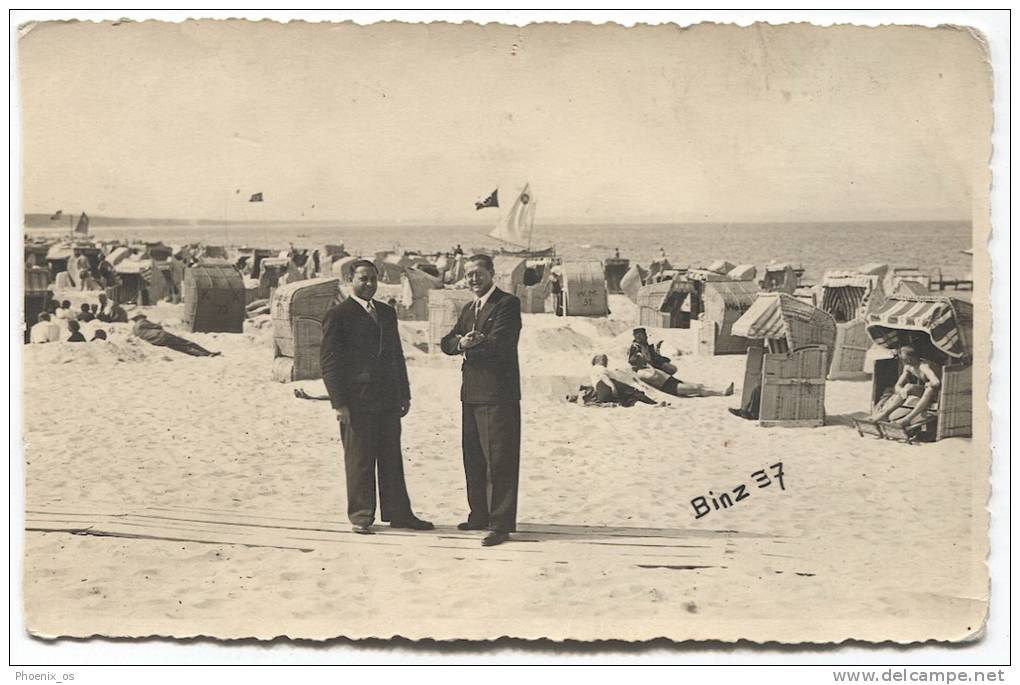 GERMANY - BINZ, 1937. Beach - Rügen