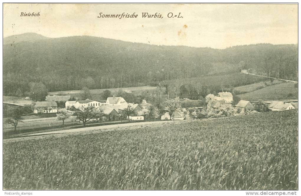 Bieleboh, Sommerfrische Wurbis, Gesamtansicht, 1924 - Andere & Zonder Classificatie