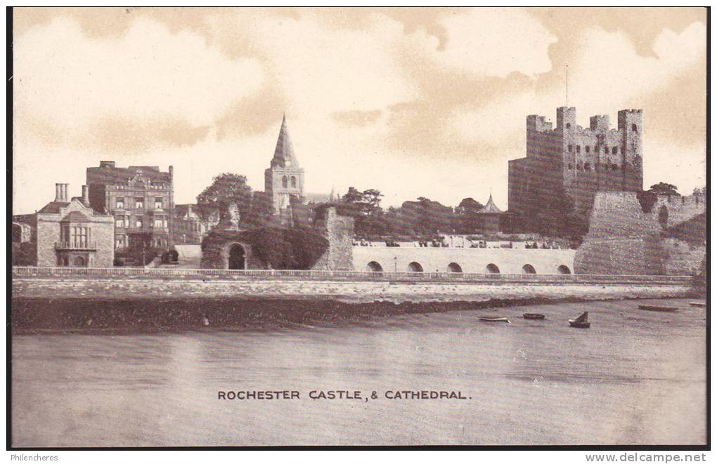 CPA - (R.U.) - Rochester - Castle & Cathedral - Rochester
