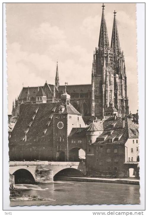 1171.  Regensburg - 1958 - Small Format - Regensburg