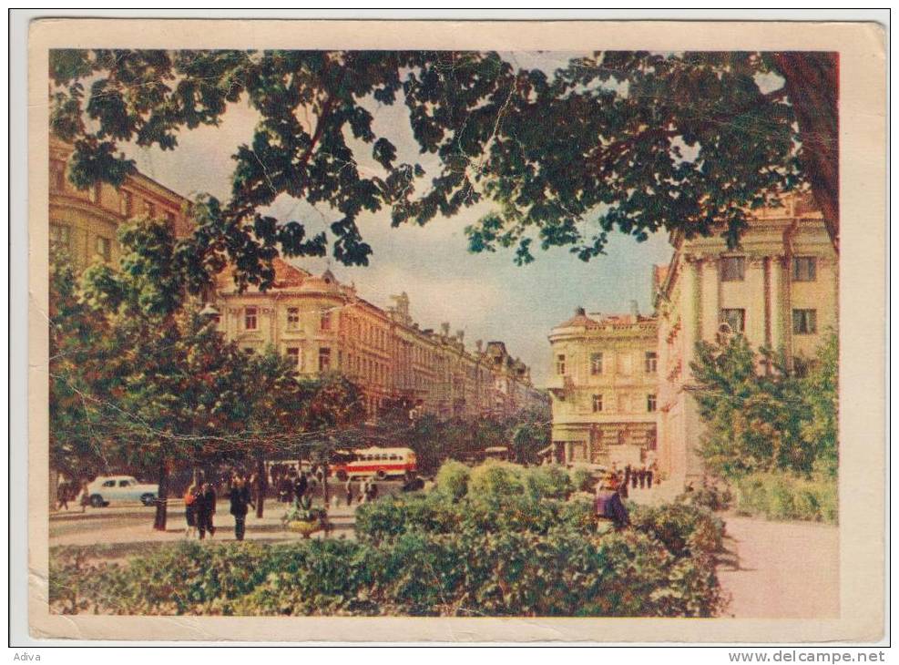Lithuania Vilnius J.W.Stalin Avenue 1956 - Litauen