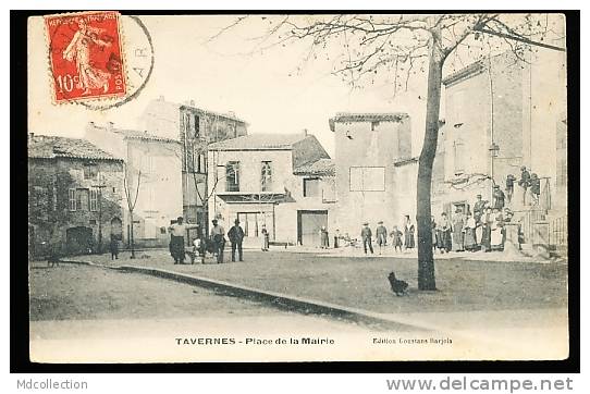 83 TAVERNES / Place De La Mairie / - Tavernes