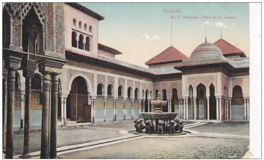 Granada , Spain , 00-10s : Alhambra - Patio De Los Leones - Granada