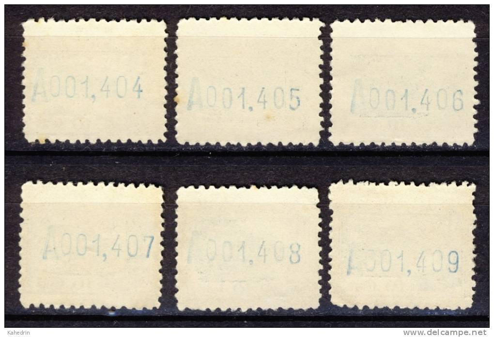Spanish Guinea, Casa De Nipa, Lot Of 6 Stamps: 10c (*), Numbers At The Back Are Going Up! - Guinée Espagnole