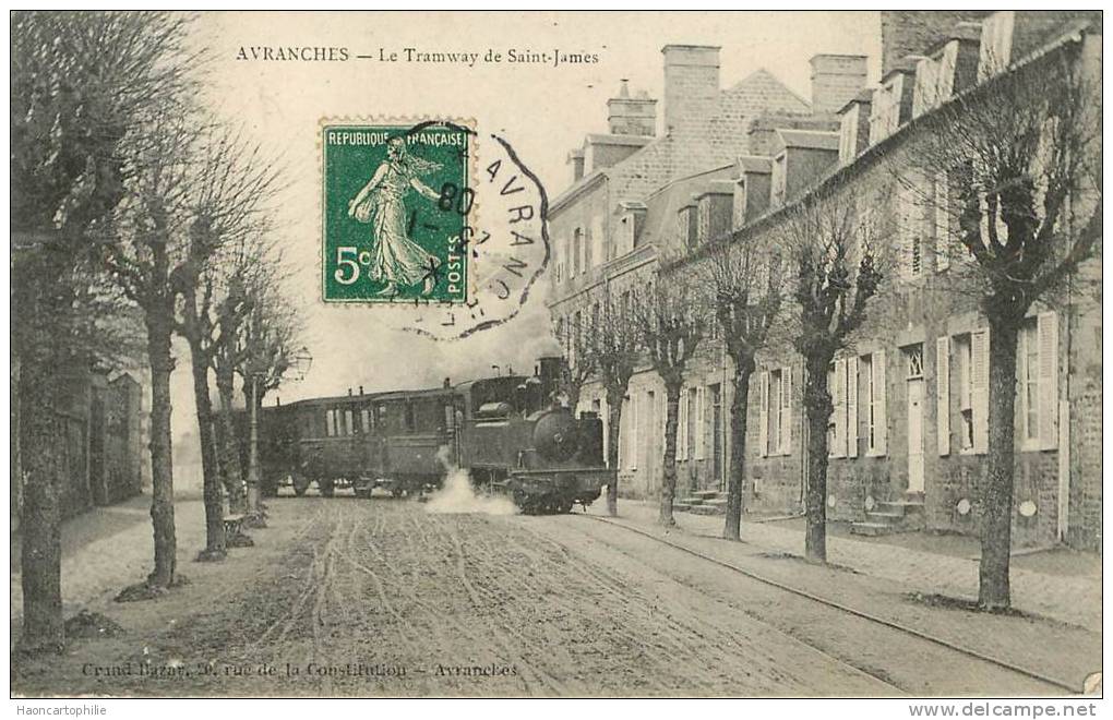 Avranches : Tramway De Saint James - Avranches