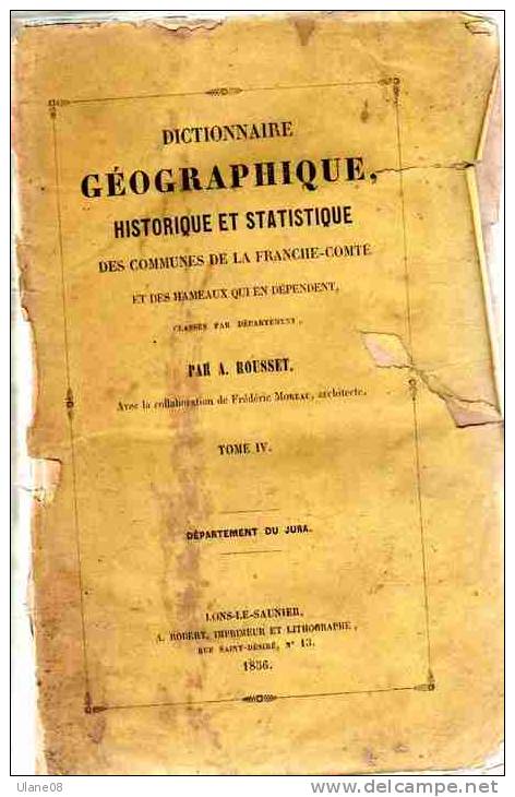 Dictionnaire Géographique, Historique Et Statistique - Dictionaries