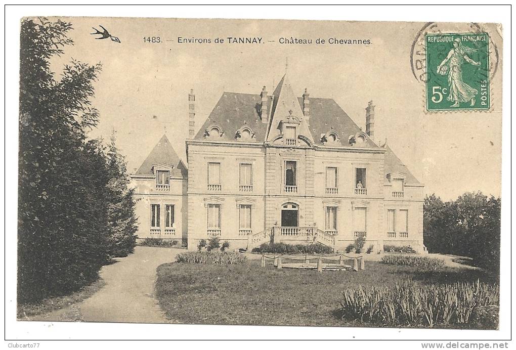 Tannay (58) : Le Château De Chavannes En 1912 (animée). - Tannay