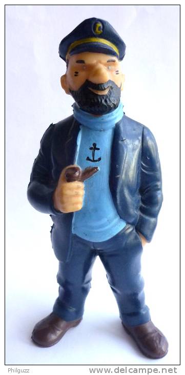 FIGURINE TINTIN POUET CAPITAINE HADDOCK MIRIM TOYS Fin Des Années 50 - Tim & Struppi