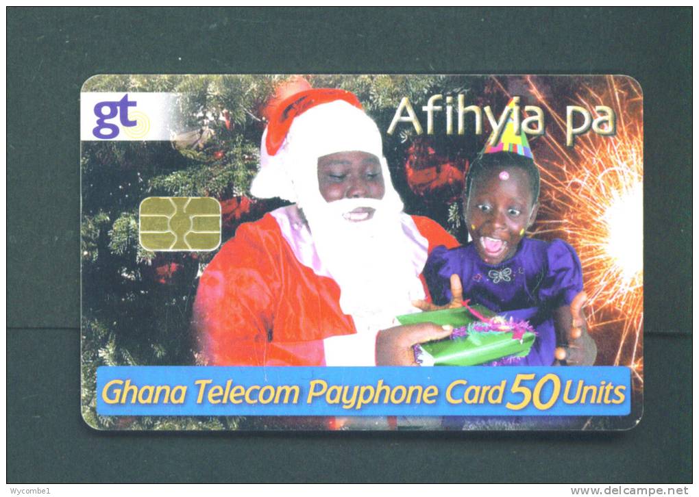 GHANA  -  Chip Phonecard As Scan - Ghana