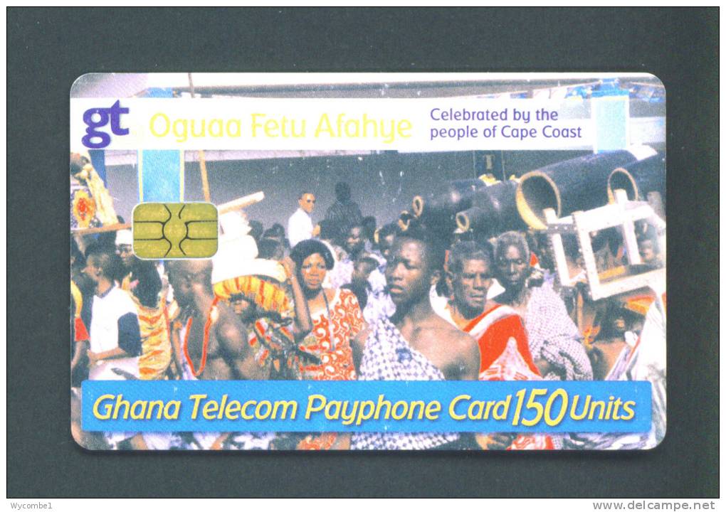 GHANA  -  Chip Phonecard As Scan - Ghana