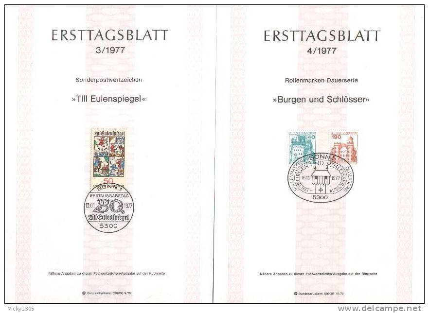 Germany - ETB 1977 Komplett 28 Stück / Complete 28 Pieces (x252)- - 1974-1980