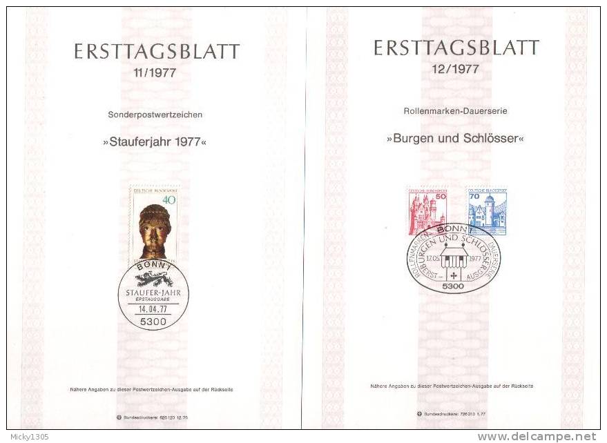 Germany - ETB 1977 komplett 28 Stück / complete 28 pieces (x252)-