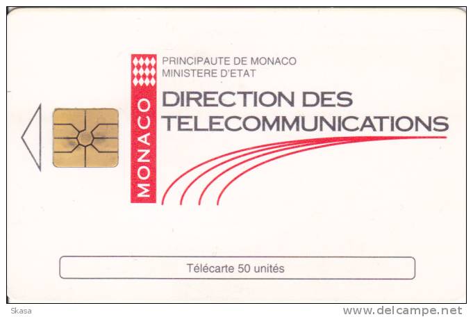 Monaco 50U Direction Des Télécommunications 12.93 - Monaco