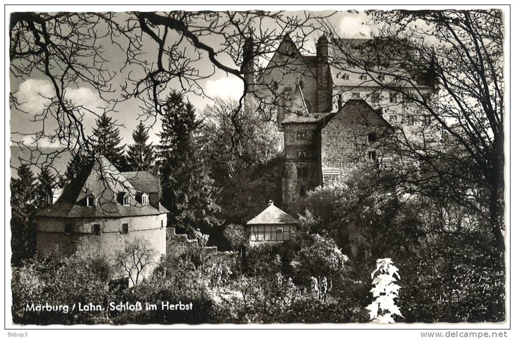 Allemagne Marburg, Marbourg - Lahn Schloss Im Herbst, Chateau - Marburg