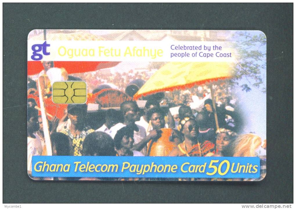 GHANA  -  Chip Phonecard As Scan - Ghana