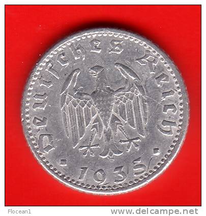 **** ALLEMAGNE - GERMANY - 50 REICHSPFENNIG 1935 A - THIRD REICH **** EN ACHAT IMMEDIAT - 50 Reichspfennig