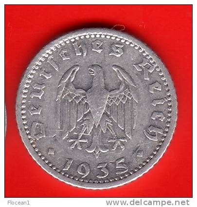 **** ALLEMAGNE - GERMANY - 50 REICHSPFENNIG 1935 F - THIRD REICH **** EN ACHAT IMMEDIAT - 50 Reichspfennig