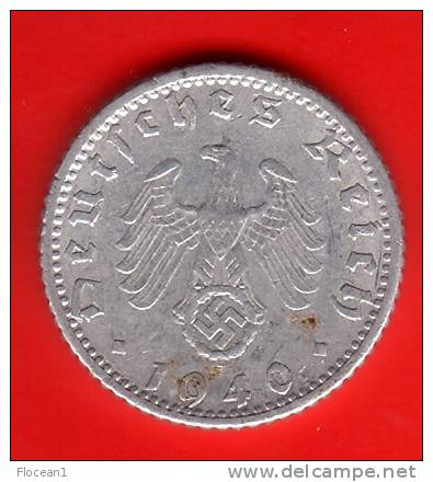 **** ALLEMAGNE - GERMANY - 50 REICHSPFENNIG 1940 D - THIRD REICH **** EN ACHAT IMMEDIAT - 50 Reichspfennig