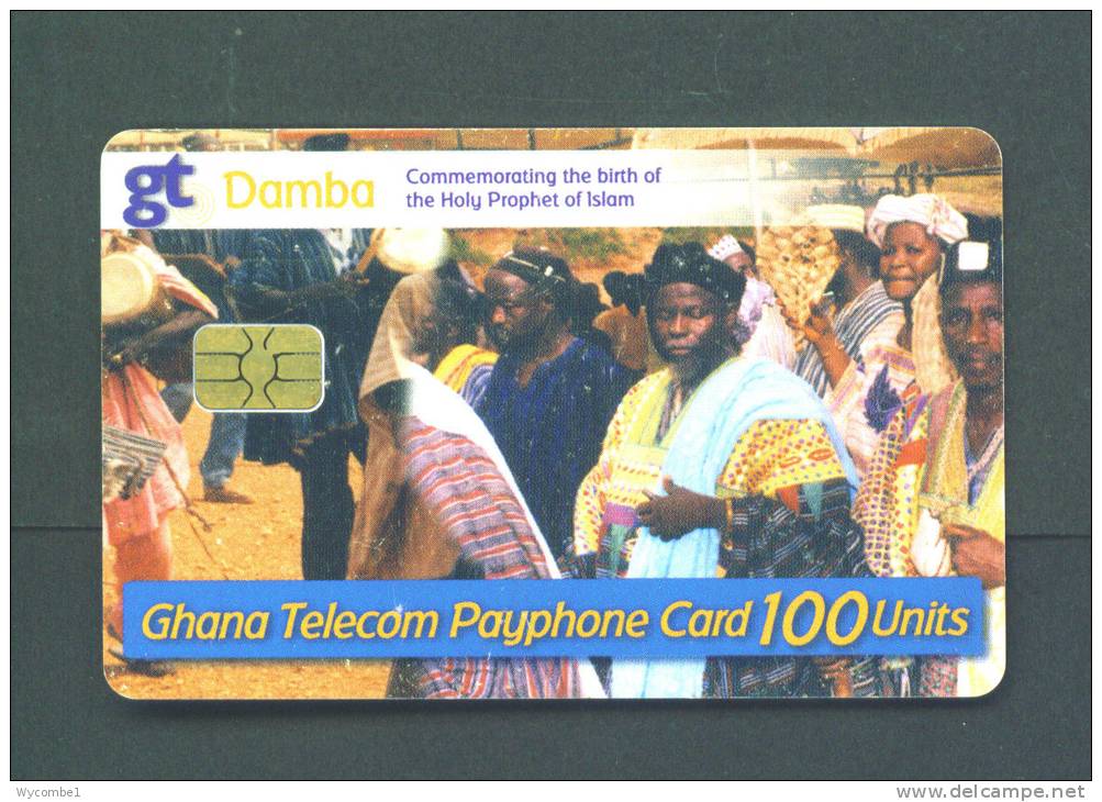 GHANA  -  Chip Phonecard As Scan - Ghana